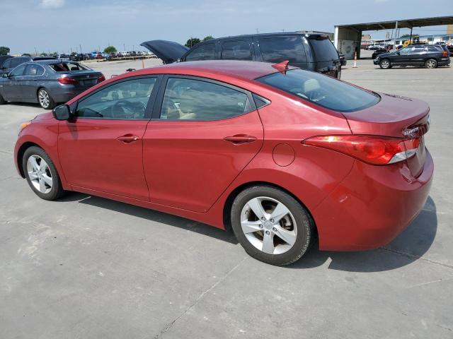 KMHDH4AE7DU531816 - 2013 HYUNDAI ELANTRA GLS RED photo 2