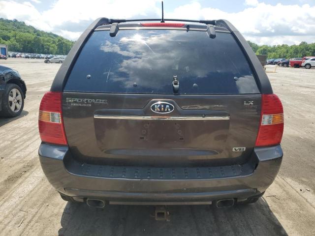 KNDJF723977359545 - 2007 KIA SPORTAGE EX GRAY photo 6