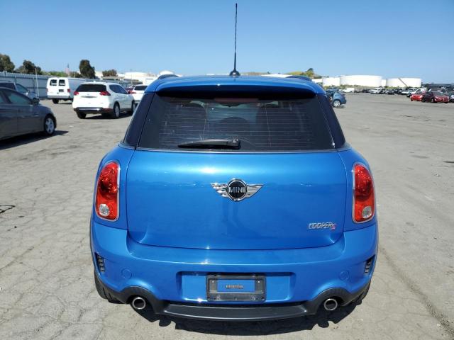 WMWZC5C58CWL62398 - 2012 MINI COOPER S COUNTRYMAN BLUE photo 6