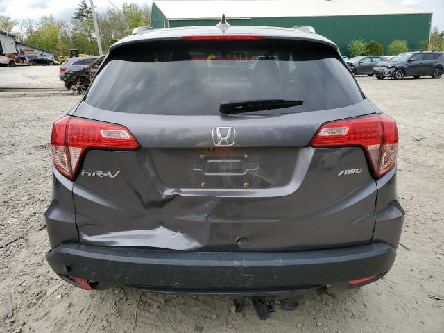 3CZRU6H79GM764303 - 2016 HONDA HR-V EXL CHARCOAL photo 6