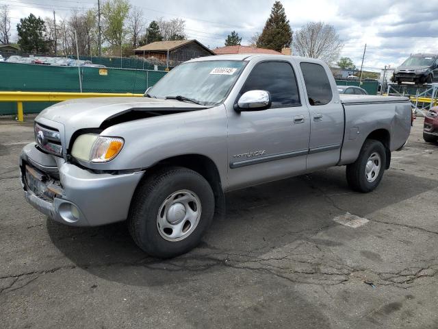 5TBRN341X4S438422 - 2004 TOYOTA TUNDRA ACCESS CAB SR5 SILVER photo 1