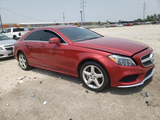 WDDLJ9BB8GA183056 - 2016 MERCEDES-BENZ CLS 550 4MATIC RED photo 4