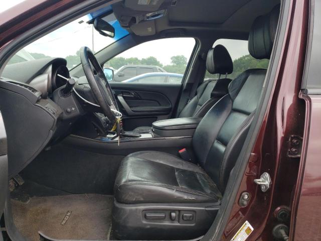 2HNYD28679H506536 - 2009 ACURA MDX TECHNOLOGY MAROON photo 7