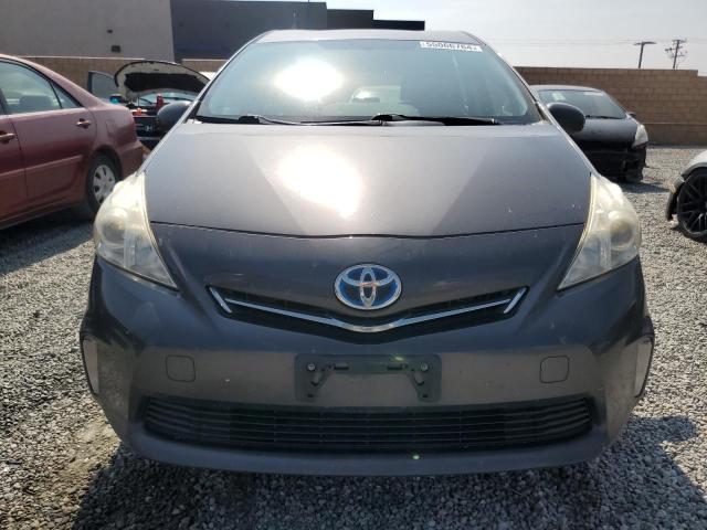 JTDZN3EU1EJ008664 - 2014 TOYOTA PRIUS V CHARCOAL photo 5