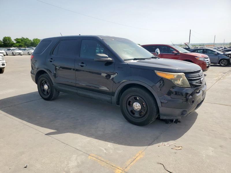 1FM5K8AR0EGA92085 - 2014 FORD EXPLORER POLICE INTERCEPTOR 黑色 照片 4