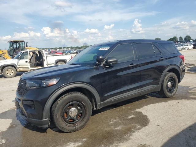 1FM5K8ABXMGA44045 - 2021 FORD EXPLORER POLICE INTERCEPTOR BLACK photo 1