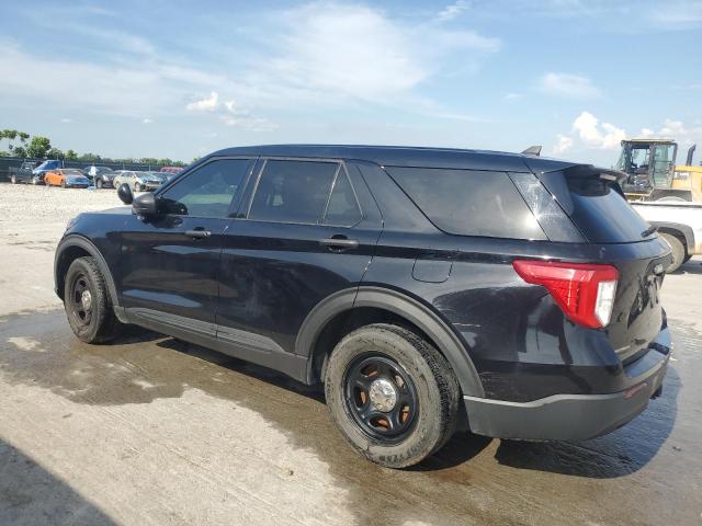 1FM5K8ABXMGA44045 - 2021 FORD EXPLORER POLICE INTERCEPTOR BLACK photo 2