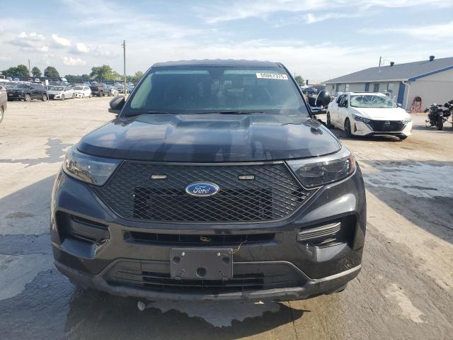 1FM5K8ABXMGA44045 - 2021 FORD EXPLORER POLICE INTERCEPTOR BLACK photo 5