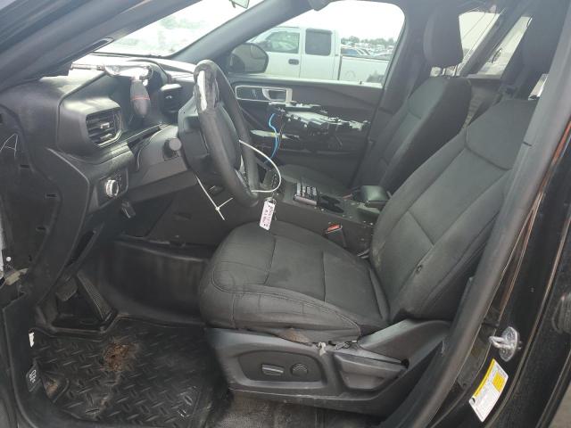 1FM5K8ABXMGA44045 - 2021 FORD EXPLORER POLICE INTERCEPTOR BLACK photo 7