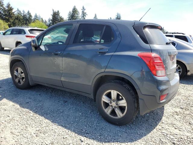 KL7CJNSB3MB305019 - 2021 CHEVROLET TRAX LS GRAY photo 2