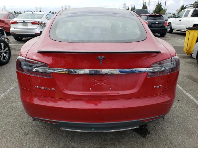 5YJSA1DP7DFP12953 - 2013 TESLA MODEL S Qırmızı foto 6