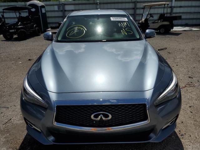 JN1EV7AP3GM304697 - 2016 INFINITI Q50 PREMIUM BLUE photo 5