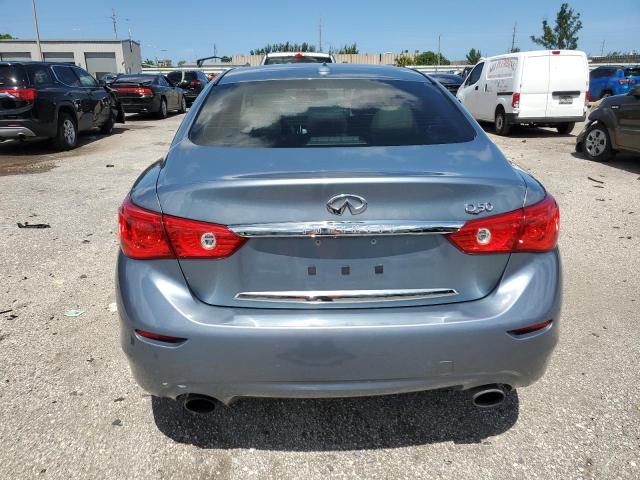 JN1EV7AP3GM304697 - 2016 INFINITI Q50 PREMIUM BLUE photo 6