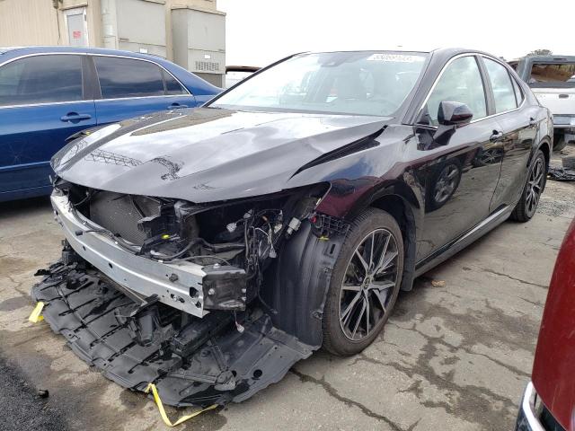 4T1T11AK3PU747462 - 2023 TOYOTA CAMRY SE NIGHT SHADE BLACK photo 1