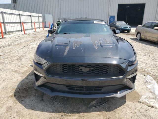 1FATP8UH3J5115399 - 2018 FORD MUSTANG BLACK photo 5