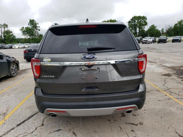 1FM5K7F80HGD95866 - 2017 FORD EXPLORER LIMITED GRAY photo 6