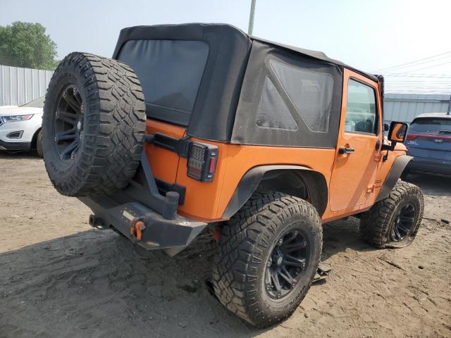 1C4AJWAG1CL128721 - 2012 JEEP WRANGLER SPORT ORANGE photo 3