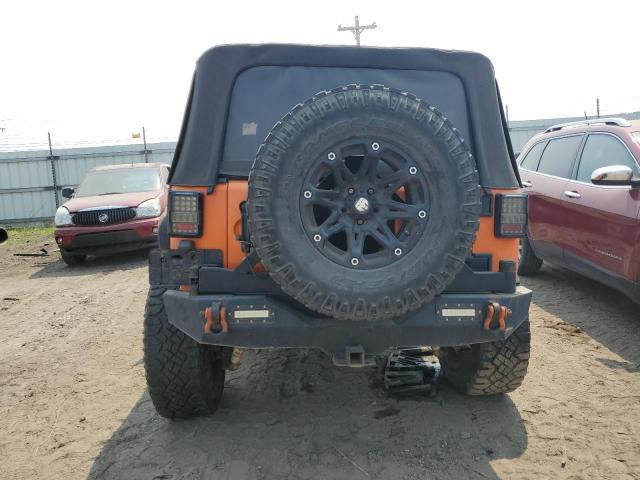 1C4AJWAG1CL128721 - 2012 JEEP WRANGLER SPORT ORANGE photo 6