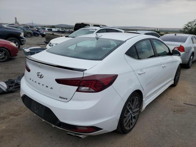 KMHD04LB0LU990467 - 2020 HYUNDAI ELANTRA SPORT WHITE photo 3