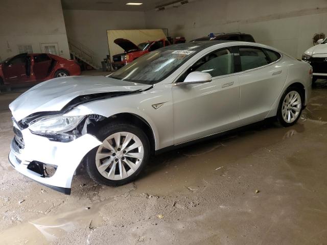 5YJSA1DP8DFP10063 - 2013 TESLA MODEL S ვერცხლისფერი ფოტო 1