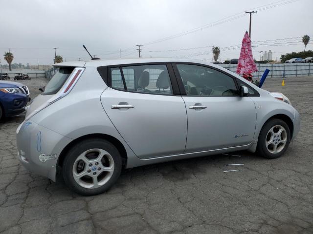 JN1AZ0CP2CT017021 - 2012 NISSAN LEAF SV SILVER photo 3