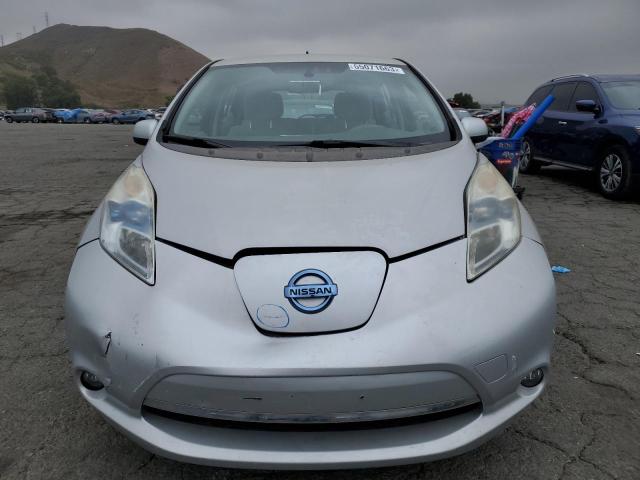 JN1AZ0CP2CT017021 - 2012 NISSAN LEAF SV SILVER photo 5