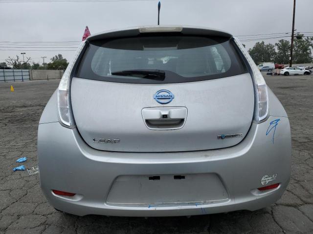 JN1AZ0CP2CT017021 - 2012 NISSAN LEAF SV SILVER photo 6