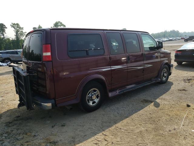 1GBFH15T231134426 - 2003 CHEVROLET EXPRESS G1 BURGUNDY photo 3