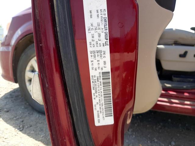 2C4RC1BG1ER332864 - 2014 CHRYSLER TOWN & COU TOURING Tünd qırmızı foto 13