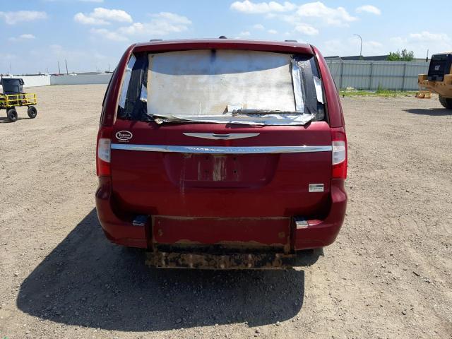 2C4RC1BG1ER332864 - 2014 CHRYSLER TOWN & COU TOURING Tünd qırmızı foto 6