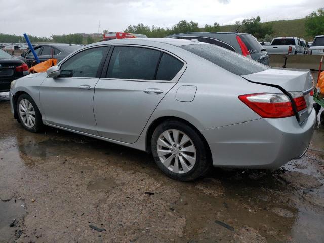 1HGCR2F81DA078798 - 2013 HONDA ACCORD EXL SILVER photo 2