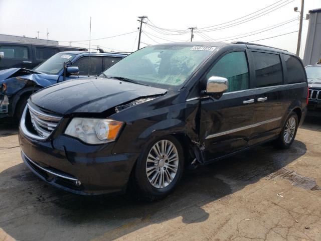2C4RC1CG6DR511088 - 2013 CHRYSLER TOWN & COU TOURING L BLACK photo 1