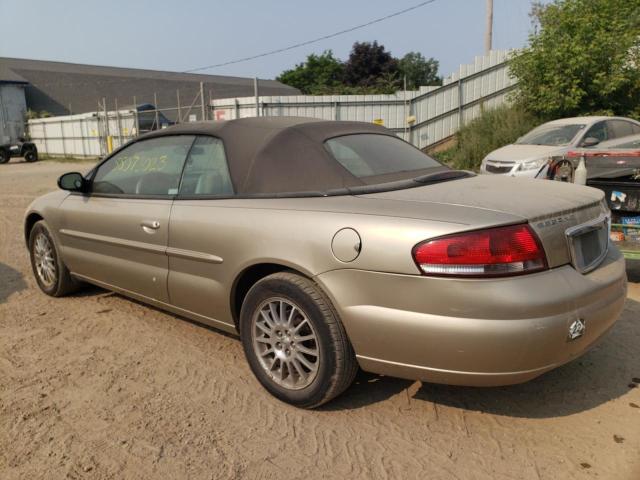 1C3EL55R34N330097 - 2004 CHRYSLER SEBRING LXI TAN photo 2