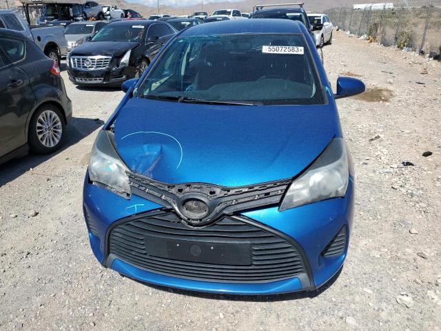 VNKKTUD32GA063933 - 2016 TOYOTA YARIS L BLUE photo 5