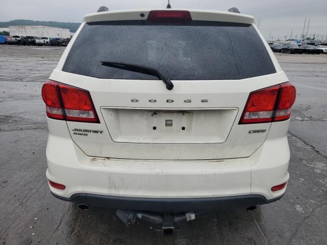 3C4PDDDG6CT154687 - 2012 DODGE JOURNEY CREW WHITE photo 6