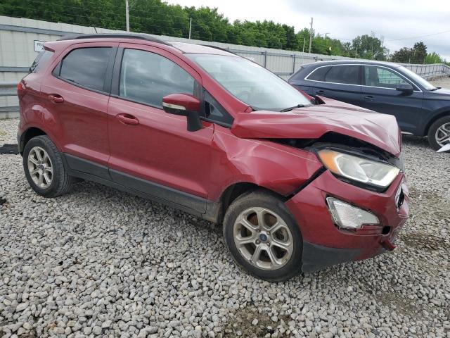 MAJ3P1TE7JC242523 - 2018 FORD ECOSPORT SE წითელი ფოტო 4