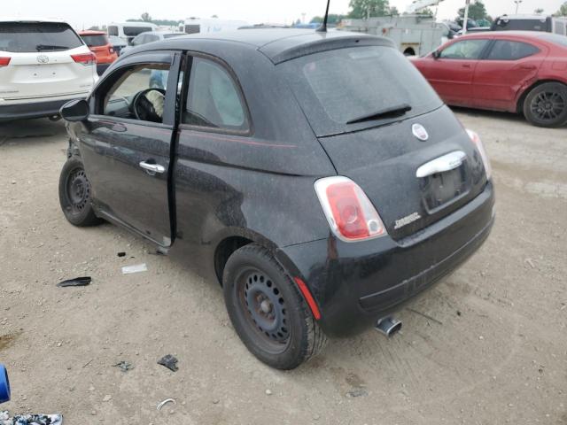 3C3CFFAR9CT381113 - 2012 FIAT 500 POP BLACK photo 2