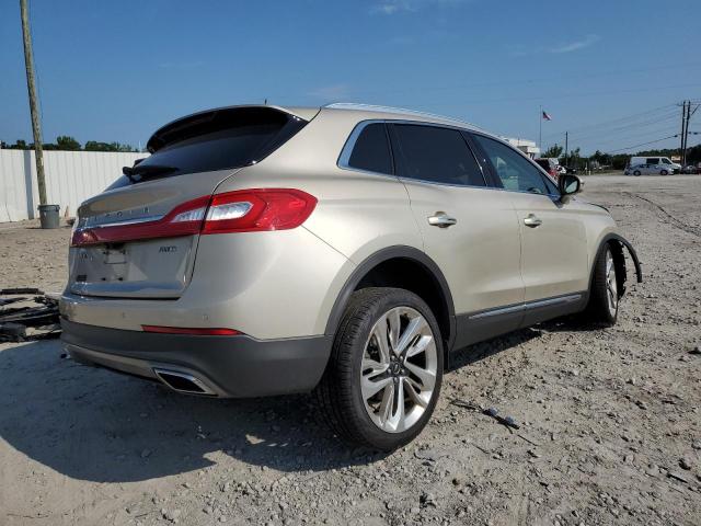 2LMPJ8LR6HBL33818 - 2017 LINCOLN MKX RESERVE Կրեմագույն լուսանկար 3