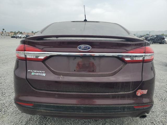 3FA6P0SU9HR275390 - 2017 FORD FUSION TITANIUM PHEV BURGUNDY photo 6