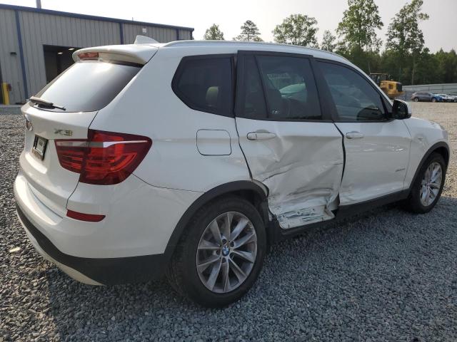 5UXWZ7C5XF0F76401 - 2015 BMW X3 SDRIVE28I WHITE photo 3