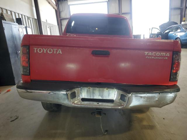 5TEGN92N94Z449261 - 2004 TOYOTA TACOMA DOUBLE CAB PRERUNNER RED photo 6