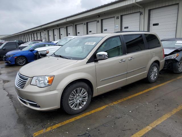 2C4RC1CGXDR590295 - 2013 CHRYSLER TOWN & COU TOURING L TAN photo 1