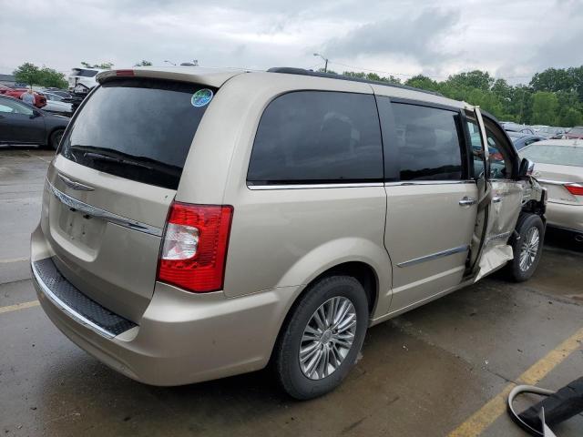 2C4RC1CGXDR590295 - 2013 CHRYSLER TOWN & COU TOURING L TAN photo 3