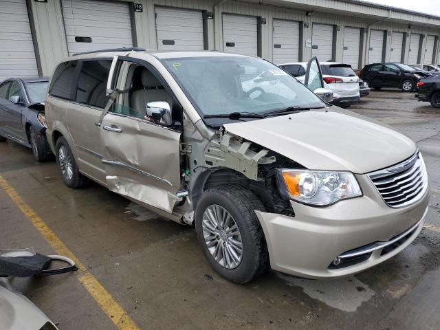 2C4RC1CGXDR590295 - 2013 CHRYSLER TOWN & COU TOURING L TAN photo 4
