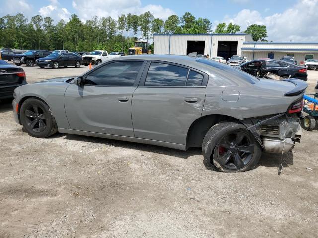 2C3CDXHG1HH598901 - 2017 DODGE CHARGER SXT GRAY photo 2