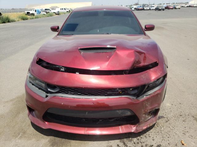 2C3CDXGJ2MH553733 - 2021 DODGE CHARGER SCAT PACK BURGUNDY photo 5