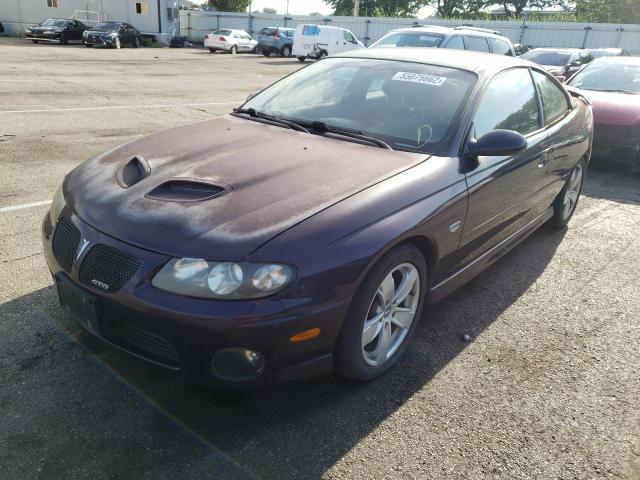 6G2VX12G24L270764 - 2004 PONTIAC GTO PURPLE photo 2