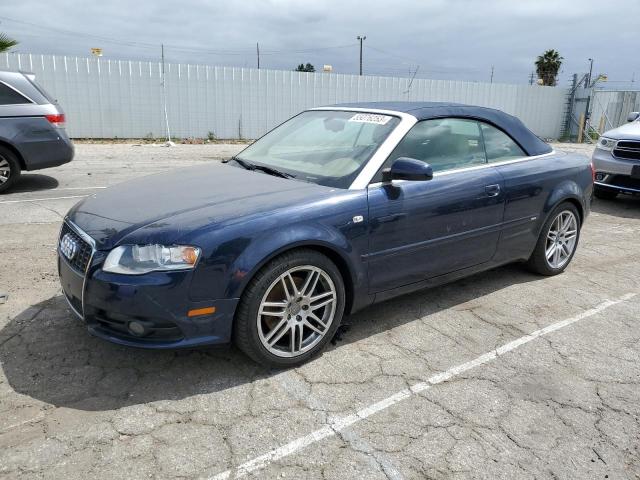 WAUAF48H79K011161 - 2009 AUDI A4 2.0T CABRIOLET BLUE photo 1