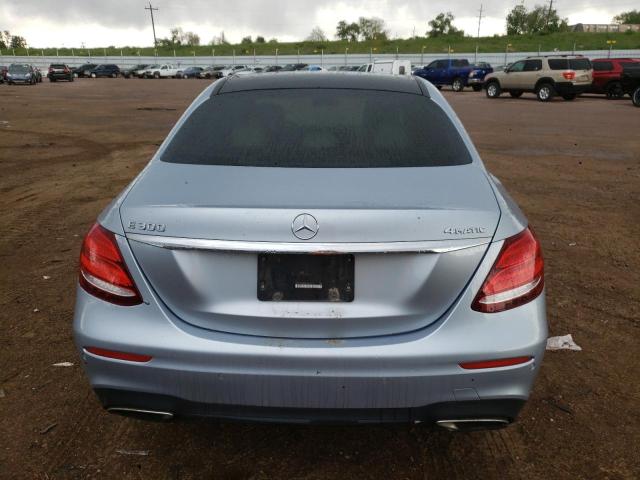 WDDZF4KB2JA385302 - 2018 MERCEDES-BENZ E 300 4MATIC BLUE photo 6