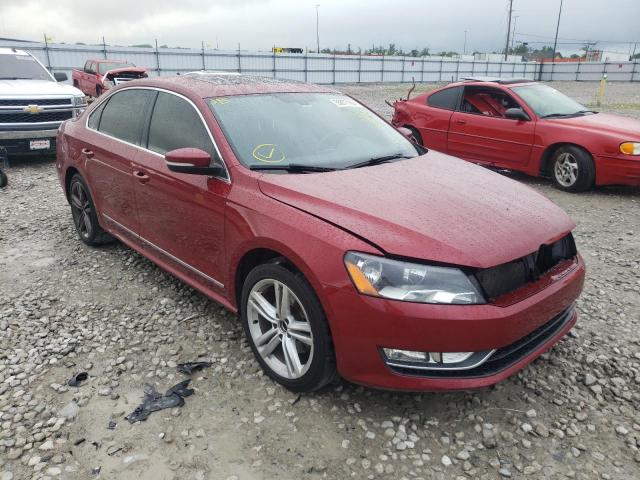 1VWCV7A36FC088928 - 2015 VOLKSWAGEN PASSAT SEL RED photo 1